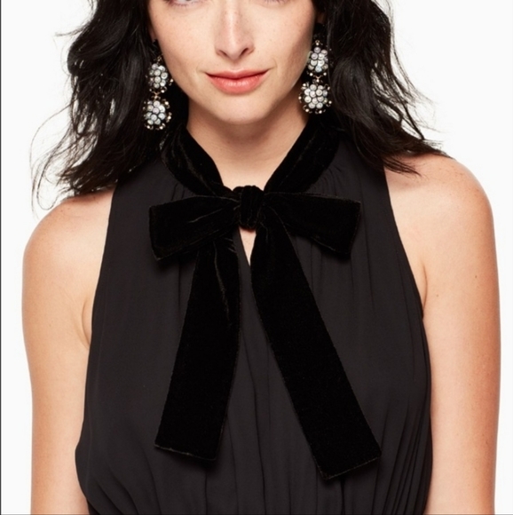 BNWT Kate Spade mixed velvet jumpsuit - Picture 11 of 12